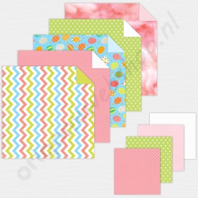 Origami Set Bloemen 7,5 x 7,5 cm en 15 x 15 cm