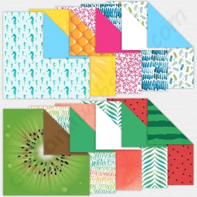 Origami Tropical 15 x 15 cm