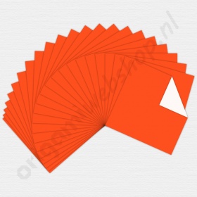 Origami Papier Oranje 17,6 x 17,6 cm
