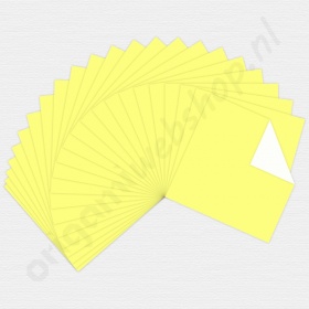 Origami Papier Crèmegeel 24 x 24 cm