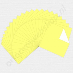 Origami Papier Crèmegeel 17,6 x 17,6 cm