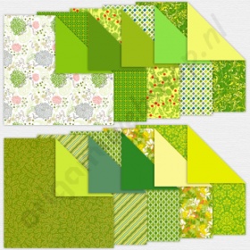 Origami Designpapier Jade 10 x 10 cm