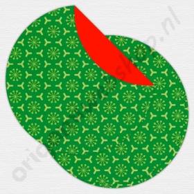 Origami Florentine Kerstster Rond 10 cm