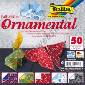 Origami Ornamental 15 x 15 cm