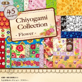 Origami Box Chiyogami Collectie Bloemen 15 x 15 cm
