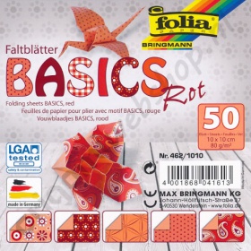 Origami Basics Rood 10 x 10 cm
