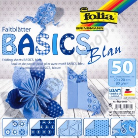 Origami Basics Blauw 20 x 20 cm