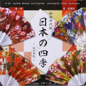 Origami Japanse Washi Vier Seizoenen 15 x 15 cm