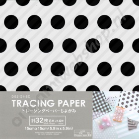 Origami Transparant Design Paper 15 x 15 cm
