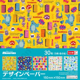 Origami Japanse Washi Disney Monsters 15 x 15 cm
