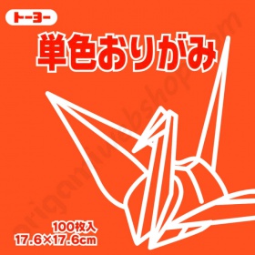Origami Papier Oranje 17,6 x 17,6 cm