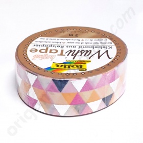 Washi Tape Driehoeken met Zilver Folie