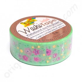 Washi Tape Bloemen met Goud Hotfoil