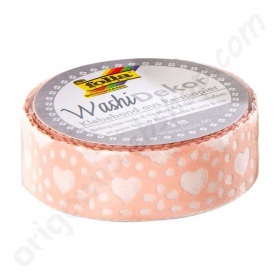 Washi Dekor Kant Tape Hartjes