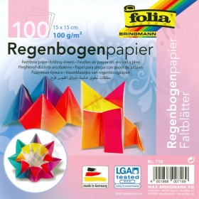 Origami Regenboogpapier 15 x 15 cm