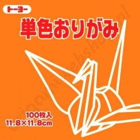 Origami Papier Lichtoranje 11,8 x 11,8 cm