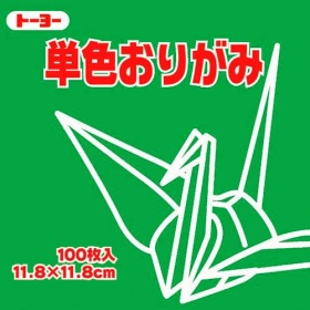 Origami Papier Helder Groen 11,8 x 11,8 cm