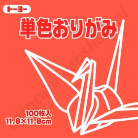 Origami Papier Rozerood 11,8 x 11,8 cm