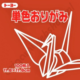 Origami Papier Roodbruin 11,8 x 11,8 cm