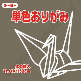 Origami Papier Donkergrijs 11,8 x 11,8 cm