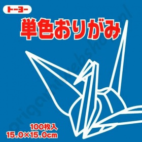 Origami Papier Ultramarijnblauw 15 x 15 cm