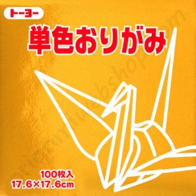 Origami Papier Goud 17,6 x 17,6 cm