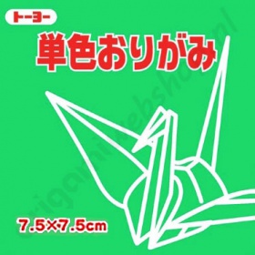 Origami Papier Mintgroen 7,5 x 7,5 cm