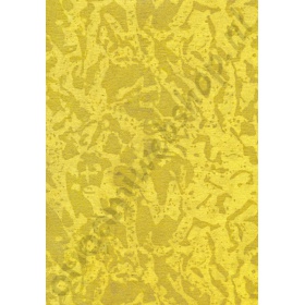 Handgeschept "Earth Crack" Papier 23 x 33 cm Geel