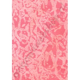Handgeschept "Earth Crack" Papier 23 x 33 cm Roze