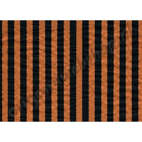 Allerlaatste Exemplaar! Handgeschept Gestreept Moerbei Zijdepapier Koper 50 x 70 cm