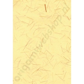 Handgeschept Lichtbruin Papier "Mikado" 23 x 33 cm