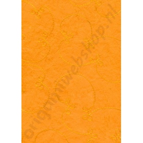 Handgeschept Zijdepapier Avantgarde "Jaipur" Oranje 50 x 70 cm