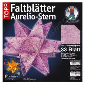 Origami Aurelio Sterren Set Batik Barok 20 x 20 cm