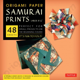 Origami Samurai Prints 21 x 21 cm