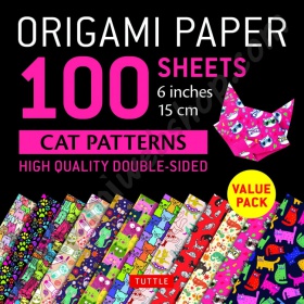 Origami Katten Voordeelpak 15 x 15 cm