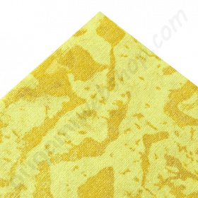 Handgeschept "Earth Crack" Papier 23 x 33 cm Geel