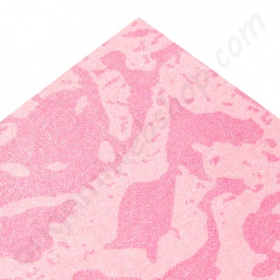 Handgeschept "Earth Crack" Papier 23 x 33 cm Roze