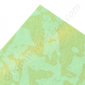 Handgeschept "Earth Crack" Papier 23 x 33 cm Lichtgroen